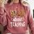 Wild About Teaching Teacher Student First Day Of School Comfort Colors Sweatshirt Crimson