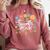 Wildflower 4th Fourth Grade Floral Back To School Teacher Comfort Colors Sweatshirt Crimson Wildflower 4th Fourth Grade Floral Back To School Teacher Comfort Colors Sweatshirt Crimson