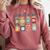 Women Literacy Is My Jam Literacy Teacher Reading Teacher Comfort Colors Sweatshirt Crimson