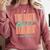 Women The Math Ain't Mathin Show Your Work Math Teacher Comfort Colors Sweatshirt Crimson