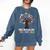 100 Days In The Books Reading Teacher 100th Day Of School Comfort Colors Sweatshirt Denim