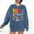 100 Days Of Living That 2nd Grade Life Boy Girl Teacher Comfort Colors Sweatshirt Denim 100 Days Of Living That 2nd Grade Life Boy Girl Teacher Comfort Colors Sweatshirt Denim