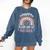 100th Day Of 2nd Grade 100 Days Of School Teacher Comfort Colors Sweatshirt Denim