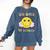 100th Day Of School Teacher Kids 100 Days Of School Comfort Colors Sweatshirt Denim