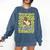 100th Day Of School Teacher Monkey Pun Banana For Men Women Girls Kids Comfort Colors Sweatshirt Denim