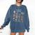 12 Day Of History Teacher Christmas Social Studies Student Comfort Colors Sweatshirt Denim