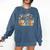 2nd Second Grade Teacher Appreciation Teaching Wildflowers Comfort Colors Sweatshirt Denim