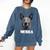 4th July Blue Heeler Dog Merica Patriotic USA Flag Cute Comfort Colors Sweatshirt Denim