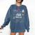 60 Year Old Math Teacher Square Root Of 3600 60th Birthday Comfort Colors Sweatshirt Denim