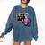 67 Math Teacher Meme Brainrot Six Seven Halloween Equation Comfort Colors Sweatshirt Denim