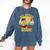 67 Meme Six Seven Bruh Retro Dabbing Teacher School Comfort Colors Sweatshirt Denim