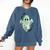 AAC Ghost Tell Me About It Speech Pathology AAC Sped Teacher Comfort Colors Sweatshirt Denim