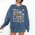 Alphabet ABCs Halloween Characters Kindergarten Teacher Kids Comfort Colors Sweatshirt Denim Alphabet ABCs Halloween Characters Kindergarten Teacher Kids Comfort Colors Sweatshirt Denim