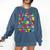 Alphabet Animals ABCs Zoo Kids Boys Girls Teacher Comfort Colors Sweatshirt Denim