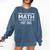 The Answer Is Hot Dog Math Teacher Student Comfort Colors Sweatshirt Denim The Answer Is Hot Dog Math Teacher Student Comfort Colors Sweatshirt Denim