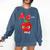 A Is For Apple Pre-K Kindergarten Teacher Student Comfort Colors Sweatshirt Denim