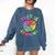 Apple Retro Play Is Learning Kindergarten Teacher Daycare Comfort Colors Sweatshirt Denim