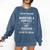 Art Teacher Christmas Xmas Never Dreamed Marrying Comfort Colors Sweatshirt Denim