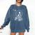 Astronaut Boston Terrier Space Galaxy Dog Lovers Comfort Colors Sweatshirt Denim