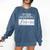 Avoid Negativity Math Teacher Comfort Colors Sweatshirt Denim