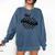 Back To School Checkered Apple Teacher Checkerboard Teacher For Men Women Girls Kids Comfort Colors Sweatshirt Denim