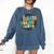 Back To School Groovy Teacher 1st First Grade Crew Squad Comfort Colors Sweatshirt Denim Back To School Groovy Teacher 1st First Grade Crew Squad Comfort Colors Sweatshirt Denim