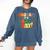 Back To School Hooray It's Art Day Art Teacher Artist Comfort Colors Sweatshirt Denim