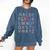 Back To School Kindergarten Alphabet ABC Teacher Women Kids Comfort Colors Sweatshirt Denim