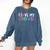 Back To School I Love My Students Teachers Women Boys Girls Comfort Colors Sweatshirt Denim