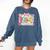 Back To School Pre-K Preppy Teacher Girl Comfort Colors Sweatshirt Denim Back To School Pre-K Preppy Teacher Girl Comfort Colors Sweatshirt Denim