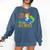 Beauty Teacher Take Chances Make Mistakes Get Messy Comfort Colors Sweatshirt Denim