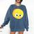 The Big Cheese Good Egg Teacher Halloween Costume Food Group Comfort Colors Sweatshirt Denim