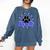 Blue Bobcats School Spirit Coquette Bow Mascot Teacher Comfort Colors Sweatshirt Denim Blue Bobcats School Spirit Coquette Bow Mascot Teacher Comfort Colors Sweatshirt Denim