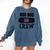 Boo Boo Crew First Aid School Nurse Day Care Teacher Comfort Colors Sweatshirt Denim