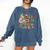 Book Tree All Is Calm Said No Teacher Ever Christmas Comfort Colors Sweatshirt Denim Book Tree All Is Calm Said No Teacher Ever Christmas Comfort Colors Sweatshirt Denim