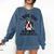 Bostie Mama Dog Dad Boston Terrier For Men Women Comfort Colors Sweatshirt Denim