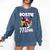 Boston Terrier Bostie Dog Breed Pet Bostie Mom Comfort Colors Sweatshirt Denim