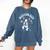 Boston Terrier Boy Cute Cartoon Dog Owner Pet Boston Terrier Comfort Colors Sweatshirt Denim