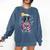 Boston Terrier Boston Bull Terrier Comfort Colors Sweatshirt Denim