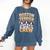 Boston Terrier Crew Cartoon For Dog Owner Pet Boston Terrier Comfort Colors Sweatshirt Denim