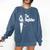 Boston Terrier Dad The DogFather Shirt Boston Terrier Comfort Colors Sweatshirt Denim