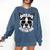 Boston Terrier Dad Father’s Day Dog Dad Men’s Comfort Colors Sweatshirt Denim