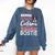 Boston Terrier Dog Bostie Halloween Costume Dog For Kids Comfort Colors Sweatshirt Denim
