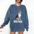 Boston Terrier Dog Dad Boston Terrier Dog Lovers Comfort Colors Sweatshirt Denim