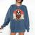 Boston Terrier Dog Japanese Style Samurai Dogs Comfort Colors Sweatshirt Denim