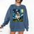Boston Terrier Dog Starry Night Painting Comfort Colors Sweatshirt Denim