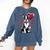 Boston Terrier Dog Valentine's Day Dog Owner Valentine Comfort Colors Sweatshirt Denim