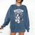 Boston Terrier Girl Cute Cartoon For Dog Owners Pet Terrier Comfort Colors Sweatshirt Denim
