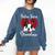 Boston Terrier Grandma Dog Owner Boston Terrier For Men Women Comfort Colors Sweatshirt Denim