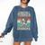 Boston Terrier Grandpa Dog Lover Father's Day Premium Comfort Colors Sweatshirt Denim
